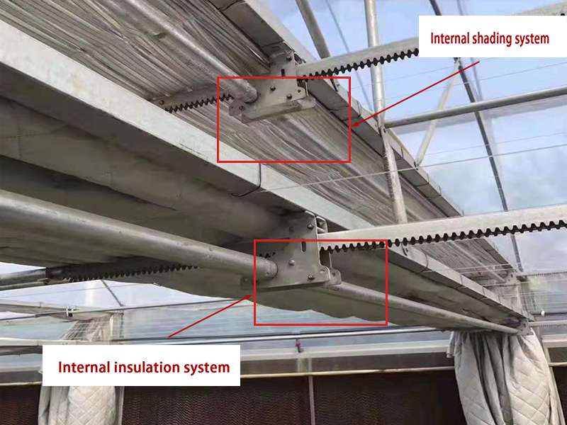 The internal shading and insul